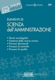 Ebook Elementi di Scienza dell'Amministrazione edito da Edizioni Simone