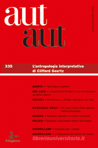 Ebook Aut aut. Vol. 335 - L’antropologia interpretativa di Clifford Geertz di AA.VV. edito da Il Saggiatore