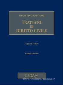 Ebook Trattato di diritto civile - Vol. III di Francesco Galgano edito da Cedam