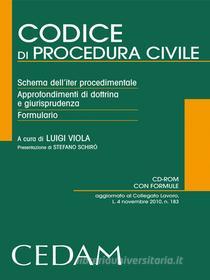 Ebook Codice di procedura civile di Viola Luigi edito da Cedam