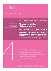 Ebook Nuovo Codice della crisi d’impresa. Piano attestato di risanamento. Accordi di ristrutturazione. Piano di ristrutturazione soggetto a omologazione di Alessandro Danovi, Giuseppe Acciaro edito da IlSole24Ore Professional
