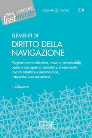 Ebook Elementi di Diritto della Navigazione edito da Edizioni Simone