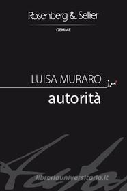 Ebook Autorità di Muraro Luisa edito da Rosenberg & Sellier