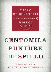 Ebook Centomila punture di spillo di De Benedetti Carlo, Rampini Federico edito da Mondadori