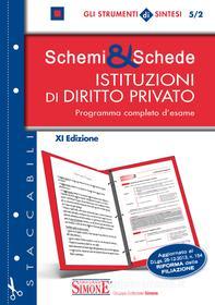 Ebook Schemi & Schede di Istituzioni di Diritto Privato di Redazioni Edizioni Simone edito da Edizioni Simone