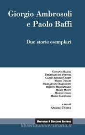 Ebook Giorgio Ambrosoli e Paolo Baffi di Angelo Porta edito da Egea