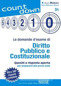 Ebook Le domande d'esame di Diritto Pubblico e Costituzionale edito da Edizioni Simone