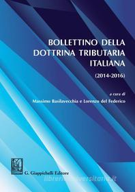 Ebook Bollettino della dottrina tributaria italiana di Stefano Dorigo, Silvia Giorgi edito da Giappichelli Editore