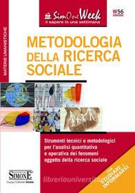 Ebook Metodologia della ricerca sociale - Nozioni essenziali di Redazioni Edizioni Simone edito da Edizioni Simone