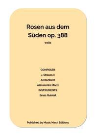 Ebook Rosen aus dem Süden op. 388 waltz di Alessandro Macrì edito da Music Macrì Editions