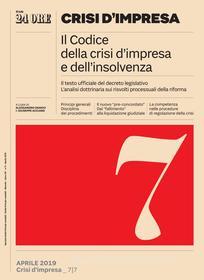 Ebook CRISI D'IMPRESA 7 - Il codice della crisi d'impresa e dell'insolvenza di Alessandro Danovi, Giuseppe Acciaro edito da IlSole24Ore