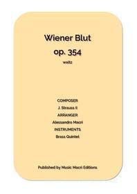 Ebook Wiener Blut op. 354 waltz di Alessandro Macrì edito da Music Macrì Editions