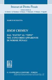 Ebook Idem Crimen - e-Book di Marco Scoletta edito da Giappichelli Editore