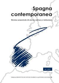 Ebook Spagna contemporanea, 2022, XXXI / 62 di Autori Vari edito da Viella Libreria Editrice