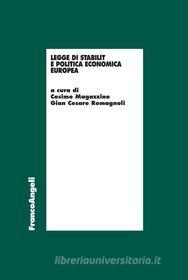Ebook Legge di stabilità e politica economica europea di AA. VV. edito da Franco Angeli Edizioni