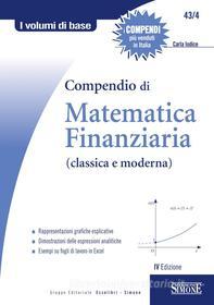 Ebook Compendio di Matematica finanziaria (classica e moderna) di Carla Iodice edito da Edizioni Simone