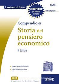 Ebook Compendio di Storia del Pensiero Economico di Stefania Squillante edito da Edizioni Simone