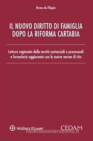 Ebook Il nuovo diritto di famiglia dopo la riforma Cartabia di Bruno De Filippis edito da Cedam