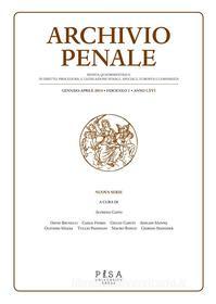 Ebook Archivio Penale di AA. VV. edito da Pisa University Press Srl