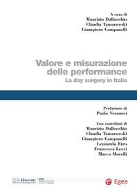 Ebook Valore e misurazione delle performance di Maurizio Dallocchio, Claudia Tamarowski, Giampiero Campanelli edito da Egea