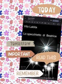 Ebook Lo specchietto di Beatrice di Labita Vito edito da Vito Labita