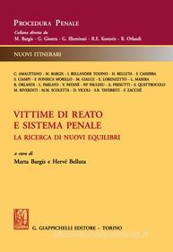 Ebook Vittime di reato e sistema penale di AA.VV. edito da Giappichelli Editore