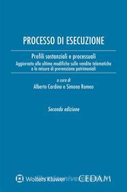 Ebook Processo di esecuzione di Alberto Cardino, Simona Romeo edito da Cedam