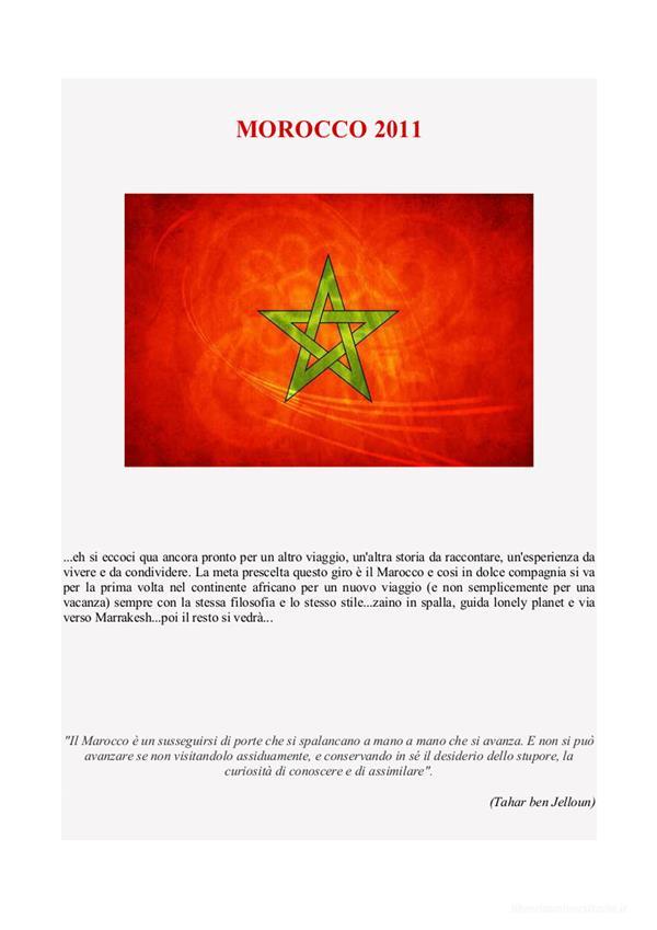Ebook Marocco 2014 di Andrea Razio edito da Youcanprint