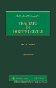 Ebook Trattato di diritto civile. Volume primo di Francesco Galgano edito da Cedam