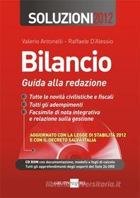 Ebook Bilancio - Soluzioni 2012 di Valerio Antonelli, Raffaele D'Alessio edito da IlSole24Ore