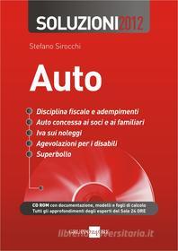 Ebook Auto - Soluzioni 2012 di Stefano Sirocchi edito da IlSole24Ore