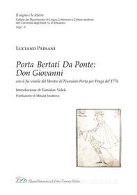 Ebook Porta, Bertati, Da Ponte: Don Giovanni di Luciano Paesani edito da LED Edizioni Universitarie
