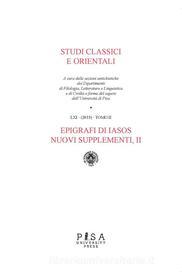 Ebook Epigrafi di IASOS di Cesare Letta edito da Pisa University Press