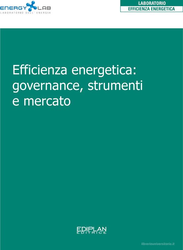 Ebook Efficienza energetica: governance, strumenti e mercato di Luigi De Paoli (a cura di) edito da Ediplan Editrice