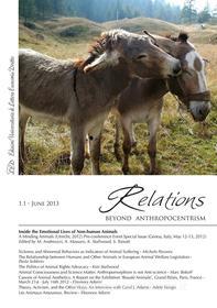 Ebook Relations. Beyond Anthropocentrism. Vol. 1, No. 1 (2013). Inside the Emotional Lives of Non-human Animals: Part I di AA. VV. edito da LED Edizioni Universitarie