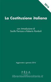 Ebook La Costituzione italiana di Saulle Panizza, Roberto Romboli edito da Pisa University Press Srl