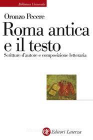 Ebook Roma antica e il testo di Oronzo Pecere edito da Editori Laterza