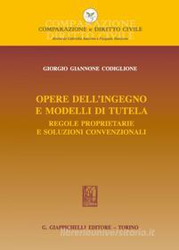 Ebook Opere dell'ingegno e modelli di tutela di Giorgio Giannone edito da Giappichelli Editore
