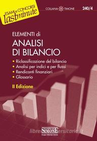 Ebook Elementi di Analisi di Bilancio edito da Edizioni Simone