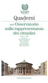 Ebook Quaderni dell'Osservatorio sulla rappresentanza dei cittadini n. 6/2009 di AA. VV. edito da Gangemi Editore