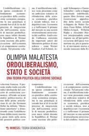 Ebook Ordoliberalismo, Stato e Società di Olimpia Malatesta edito da Mimesis Edizioni