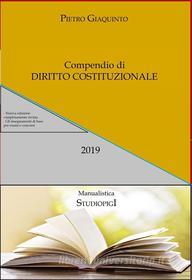 Ebook Compendio di DIRITTO COSTITUZIONALE di Pietro Giaquinto edito da STUDIOPIGI Edizioni