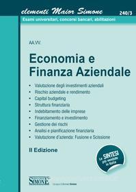 Ebook Elementi Maior di Economia e Finanza Aziendale di Redazioni Edizioni Simone edito da Edizioni Simone