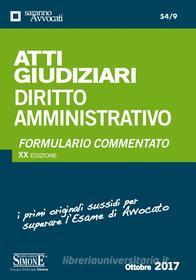 Ebook Atti Giudiziari Diritto Amministrativo di Redazioni Edizioni Simone edito da Edizioni Simone