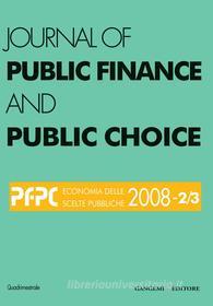 Ebook Journal of Public Finance and Public Choice n. 2-3/2008 di AA. VV. edito da Gangemi Editore