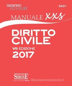 Ebook Manuale XXS di Diritto Civile (FORMATO "extra small") di Redazioni Edizioni Simone edito da Edizioni Simone