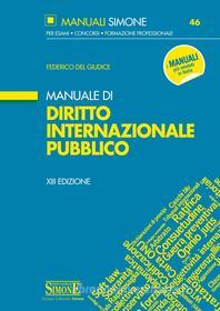 Ebook Manuale di Diritto Internazionale Pubblico di Federico del Giudice edito da Edizioni Simone