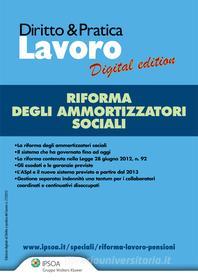 Ebook Riforma degli ammortizzatori sociali di Antonio Chiaraluce edito da Ipsoa