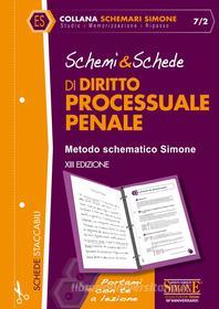 Ebook Schemi & Schede di Diritto Processuale Penale di Redazioni Edizioni Simone edito da Edizioni Simone