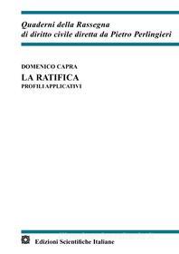 Ebook La ratifica. di Domenico Capra edito da Edizioni Scientifiche Italiane - ESI